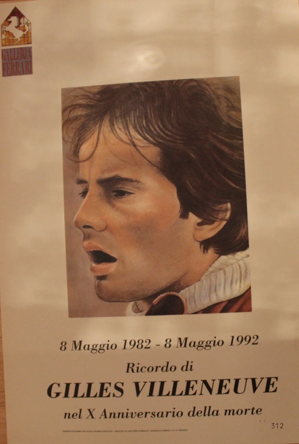 Gilles Villeneuve - 10th Anniversary Archival Print (#312) - �175.00.JPG