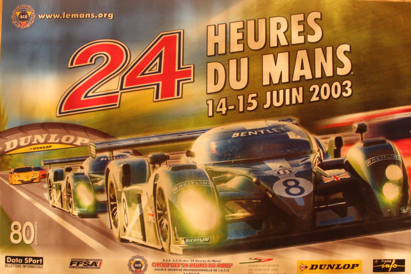 Les 24Hrs du Mans - 2003 Event Poster - �55.00.JPG