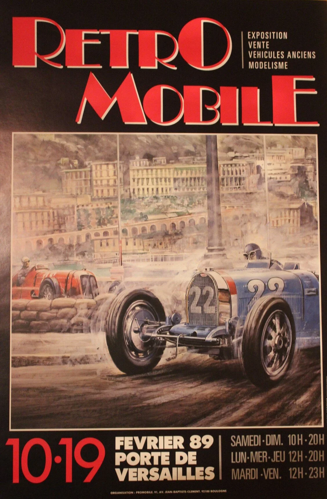 Retromobile 1989 Event Poster - �75.00.JPG