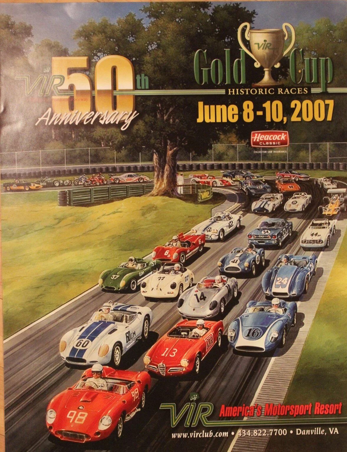 VIR 2007 Gold Cup Poster (50th Anniversary) - �20.00.JPG