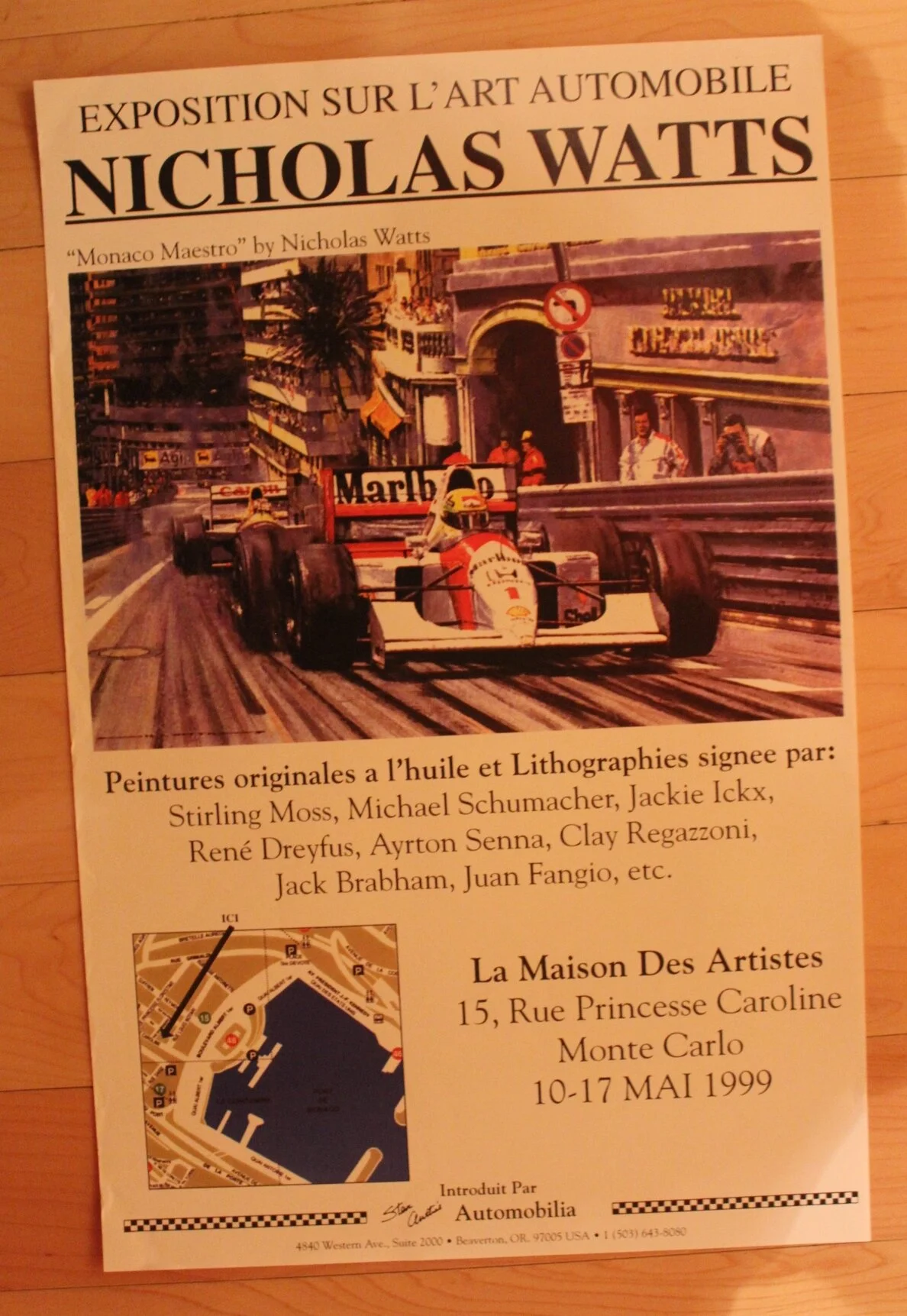 Watts, Nicholas - 1999 Monaco Art Exhibit Poster - �75.00.JPG