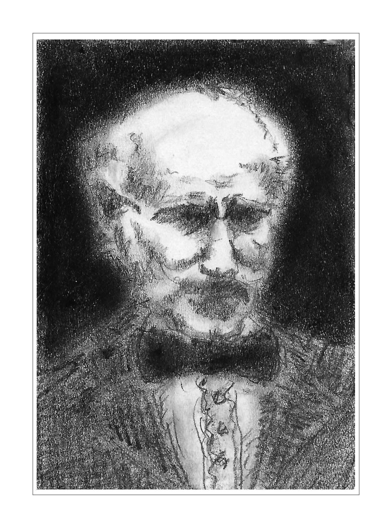 105 - Arturo Toscanini - Portrait, charcoal.jpg