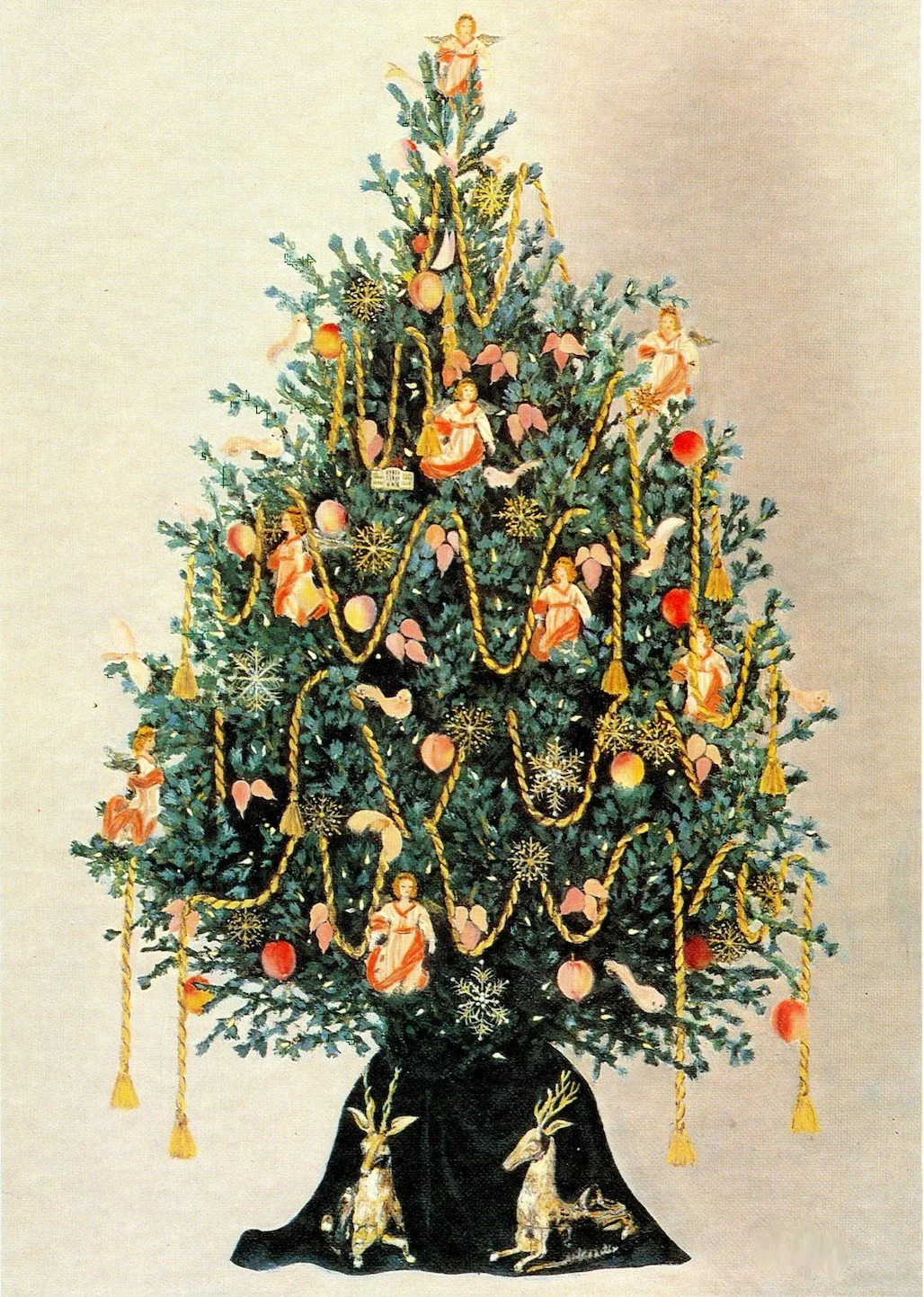 Christmas Tree with 18th Century Williamsburg Ornaments web.JPG