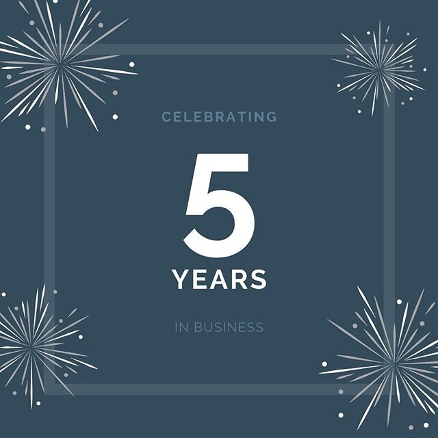 Cheers to 5 years! 🎉 
Thank you to my clients and community for your continued support and encouragement.

As I look back over these past 5 years, it&rsquo;s amazing to watch businesses grow with their branding, websites or other design services tha