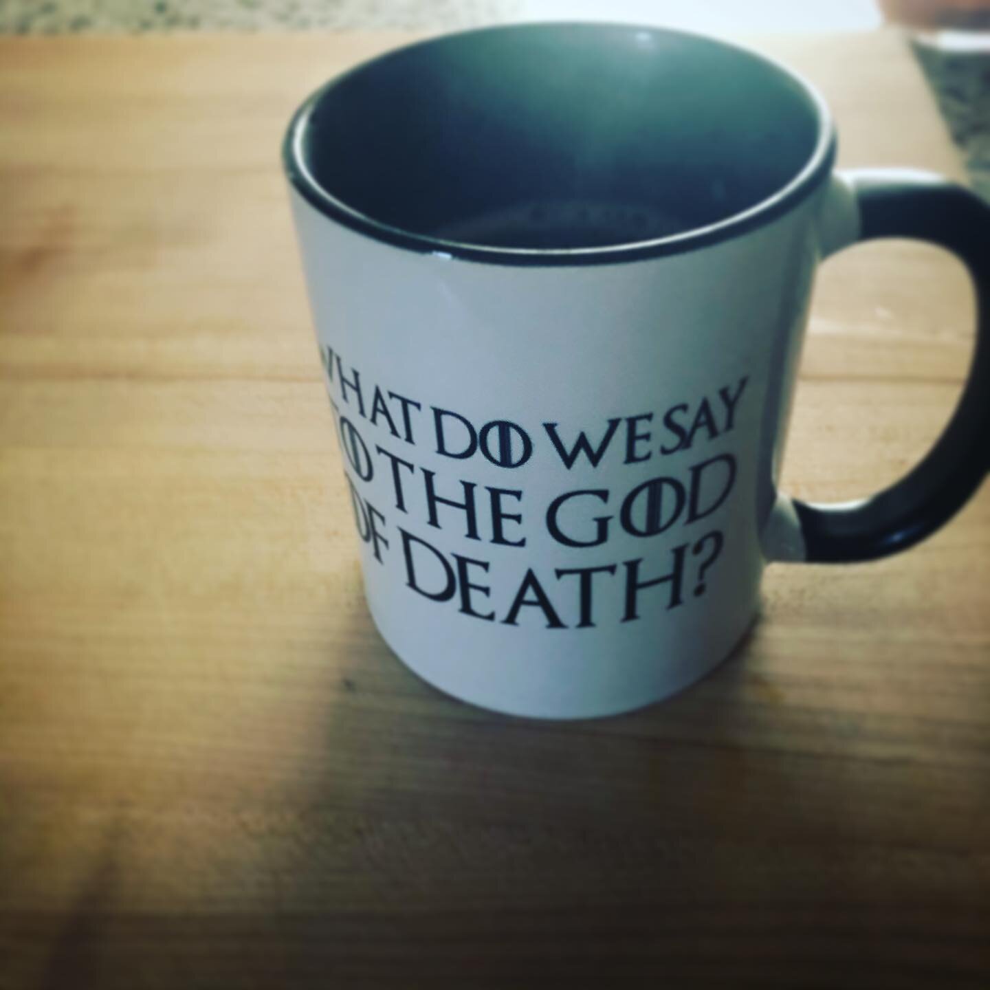 I feel like this is less of a Halloween 2020 mug, and more just a 2020 mug. 

But at least they found that crystal dagger in Spain so we&rsquo;re set for the White Walkers...now, we just need coffee. (Well, and a vaccine.) 

@paperstreetprints made a