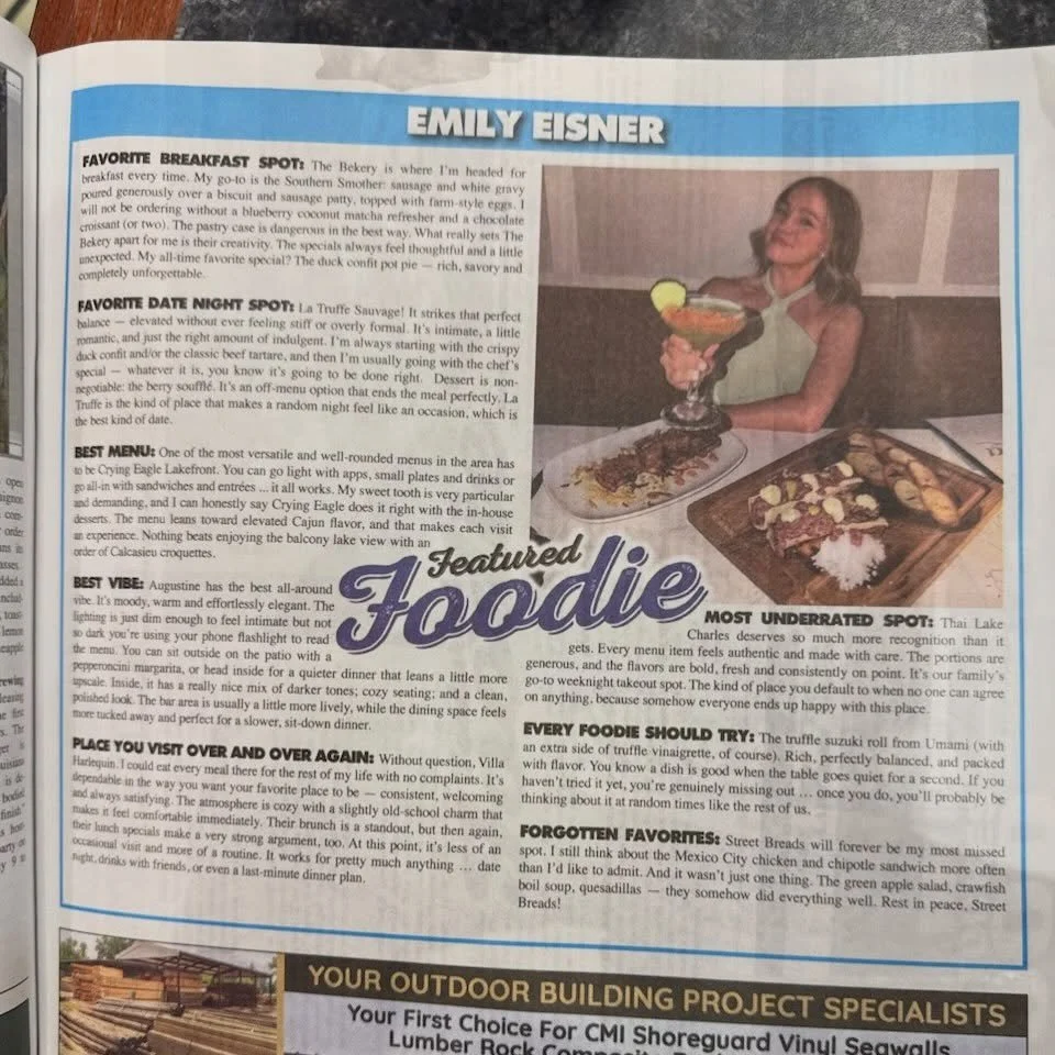 La Niece, our favorite brunch buddy since wayyyyyy back, our itty bitty baby girl is the @lagniappeswla Featured Foodie!! 😂😂😭😂 We&rsquo;re so proud!!!! 🍳🥐🍸🥪🍱🍣🍹🍪🥖🥩