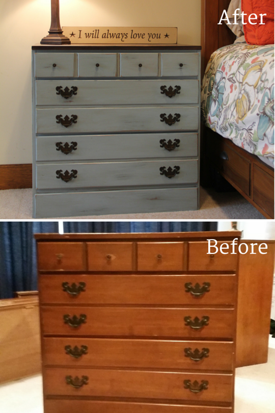 Refinished Dresser 52 Off, How To Restain A Wood Dresser