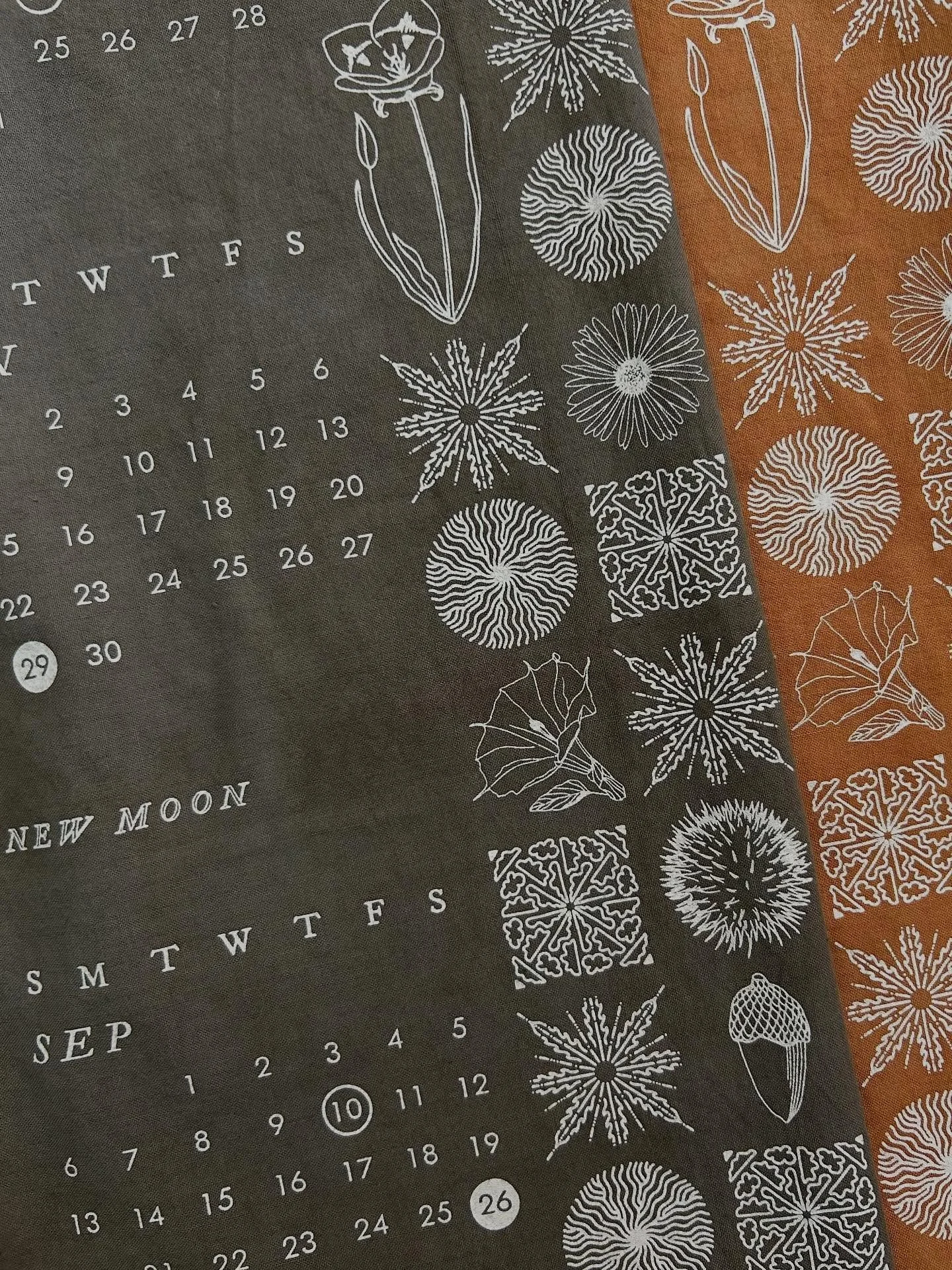 It&rsquo;s almost that time&hellip; I&rsquo;ll have naturally dyed 2026 calendars at holiday markets this and next weekend, and in my web shop next week.

Dyed with plants grown in my garden, adorned with a design honoring the patchwork of seasons, a