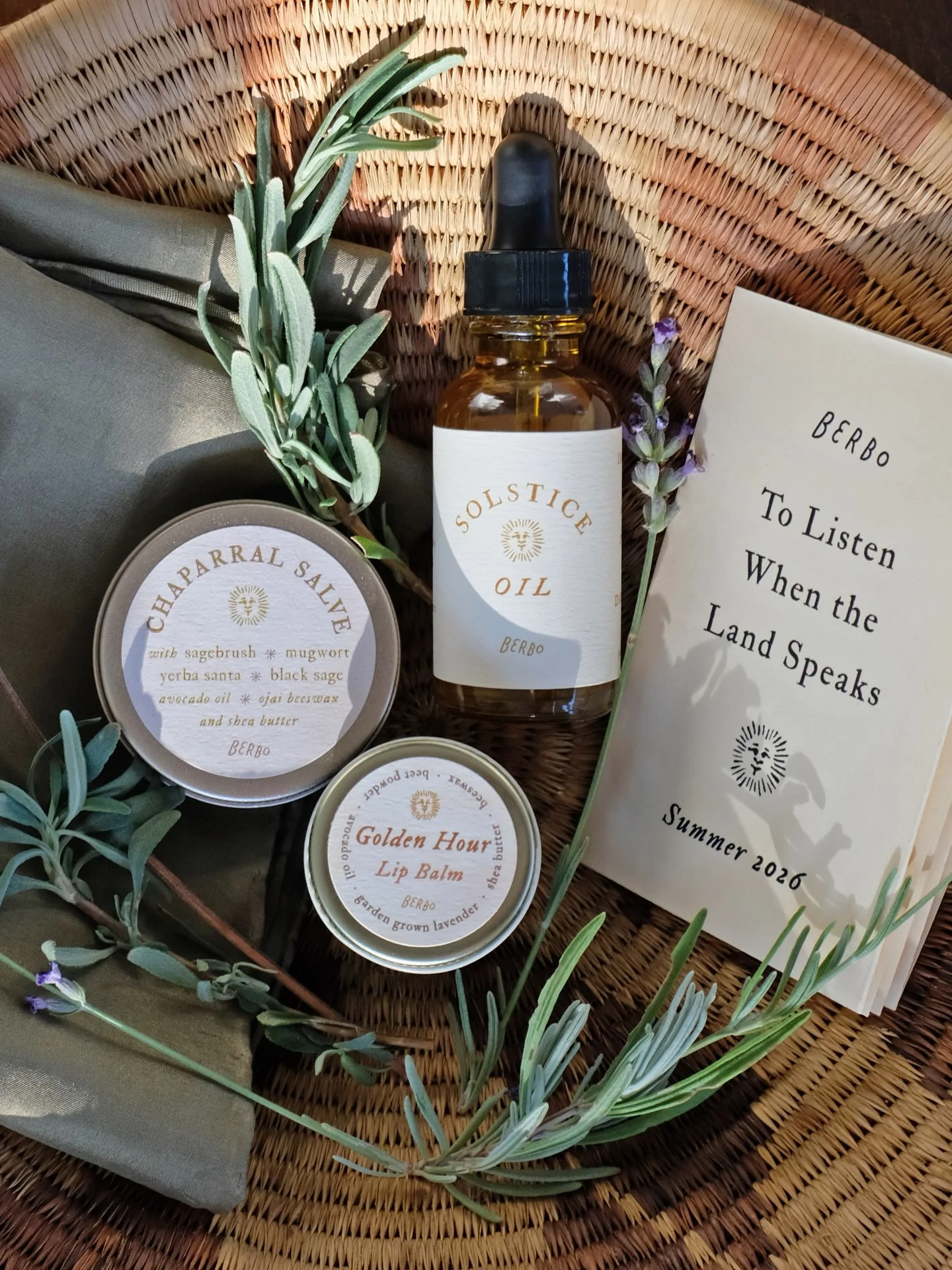 Introducing the Berbo Homestead Box, a collection of goods made in collaboration with the flora of my new home in California&rsquo;s Eastern Sierra&mdash;and, only in this first collection, creations made with the last plants I gathered from my belov