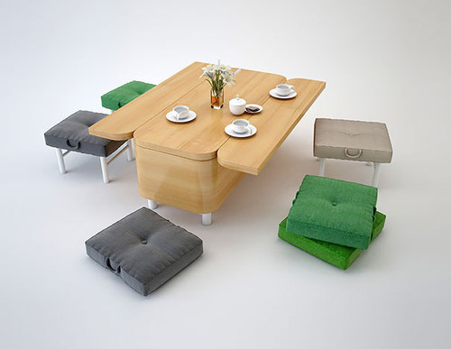Clever Space Saving Furniture Designs, Convertible Dining Tables For Small Spaces Australia