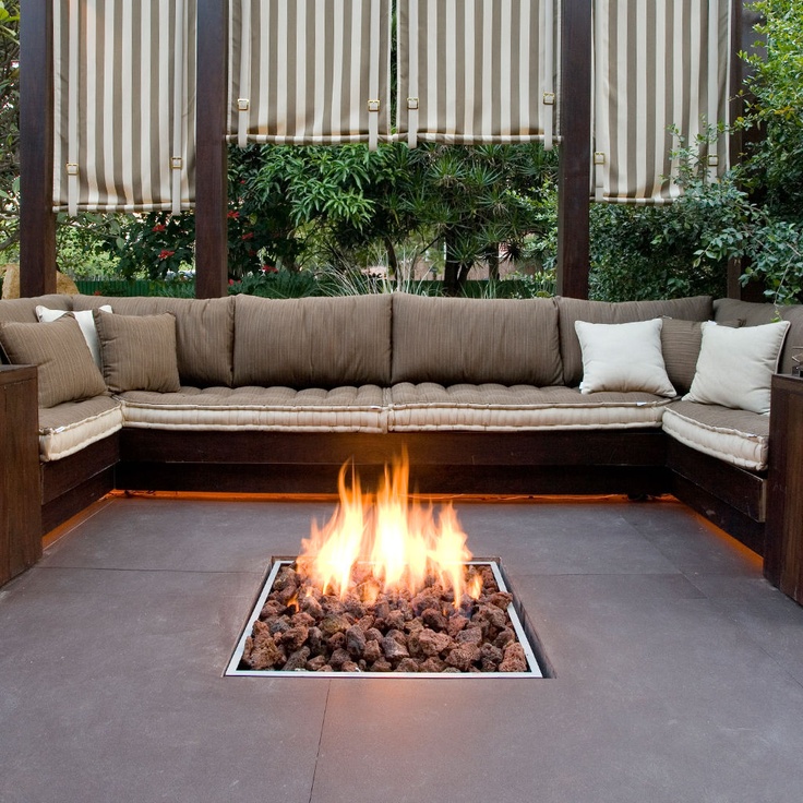40 Backyard Fire Pit Ideas Renoguide, Contemporary Wood Fire Pit
