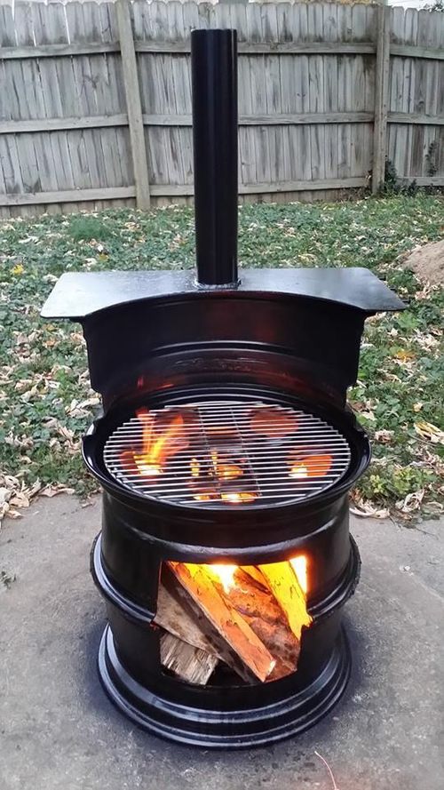 40 Backyard Fire Pit Ideas Renoguide, Tin Bucket Fire Pit