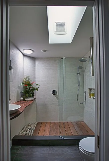 Zen garden bathroom