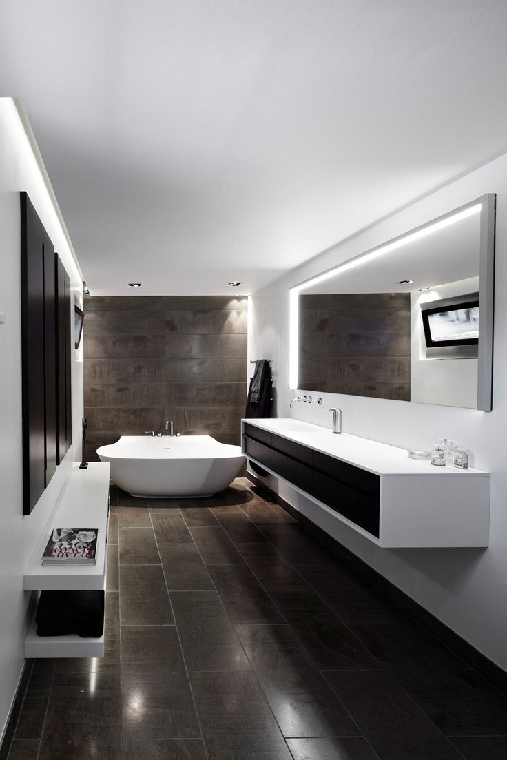clean and modern minimalist bathroom