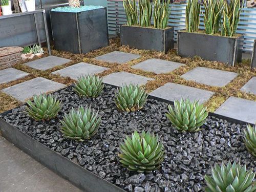 50 Modern Front Yard Designs And Ideas, Front Yard Landscaping With Rocks And Succulents