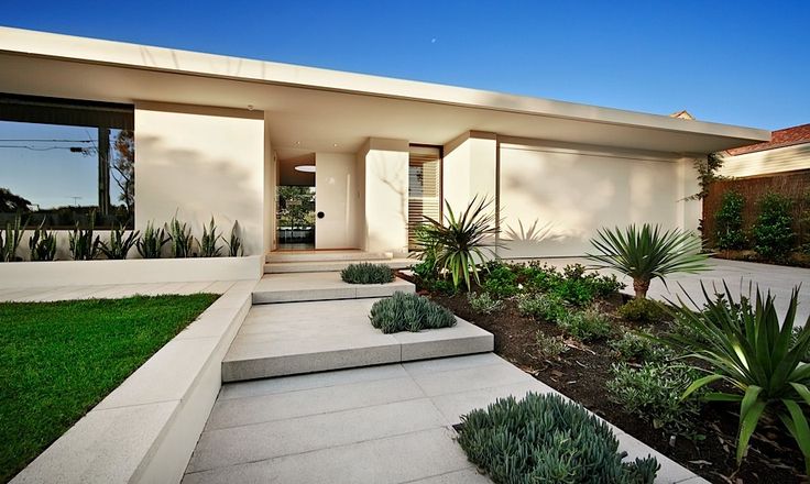 modern landscaping ideas for front of house