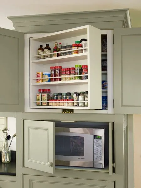 double layer cabinets with swing out panels