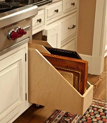 kitchen slide out file organiser