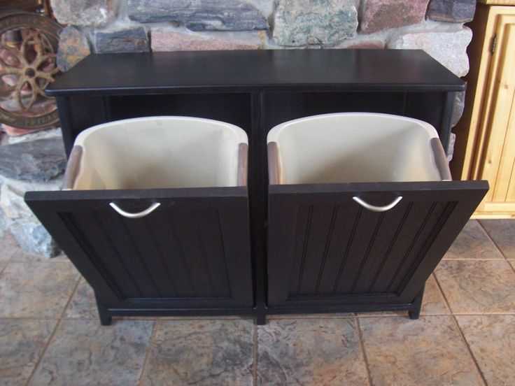 tilt out kitchen trash cabinet