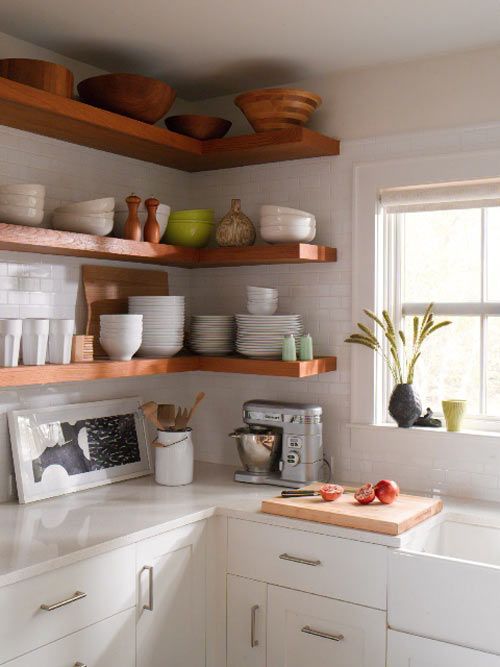 40 Floating Shelves For Every Room, White Metal Floating Kitchen Shelves