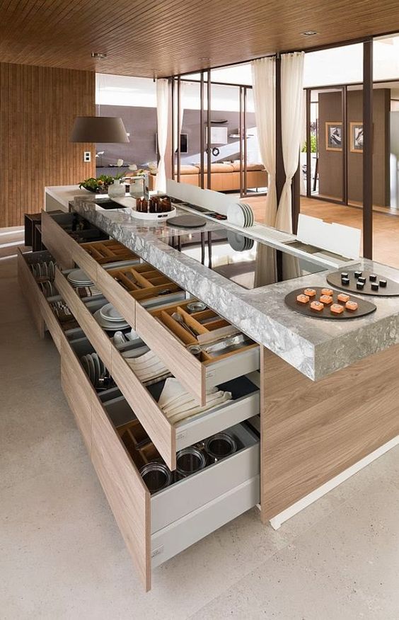 Inspired Kitchen Island Ideas, Small Kitchen Designs With Island Bench