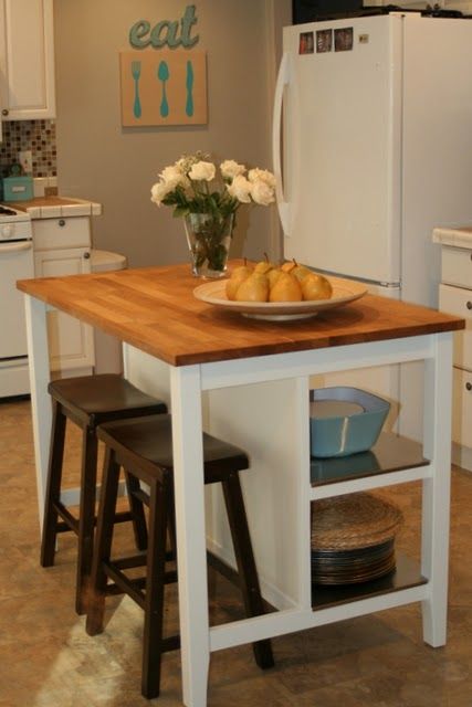 Inspired Kitchen Island Ideas, Turning A Dining Table Into Kitchen Island
