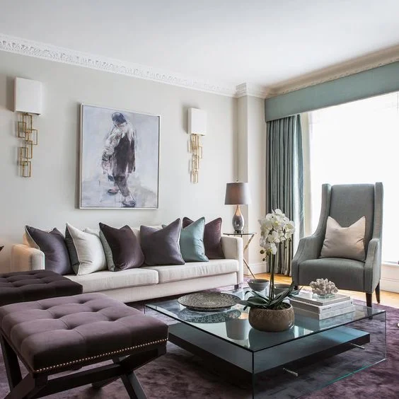 opulent living room