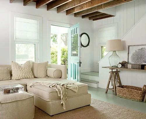 coastal inspired living room