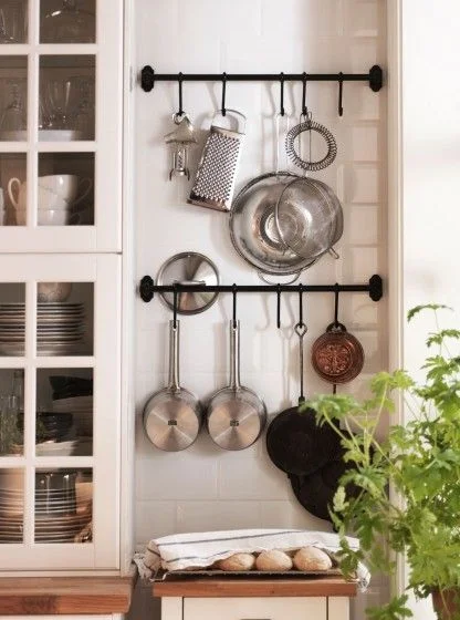 kitchen wall racks and hooks