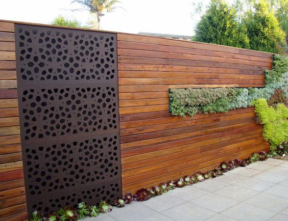 creative fence wall