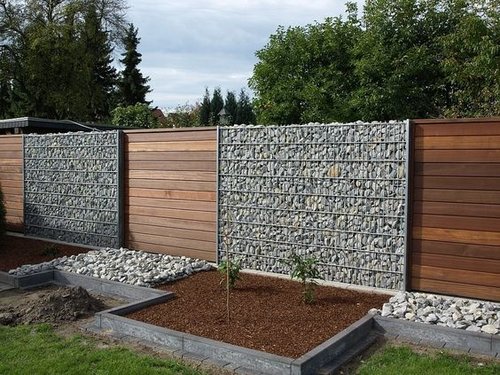 Image result for Timber and Block Fence