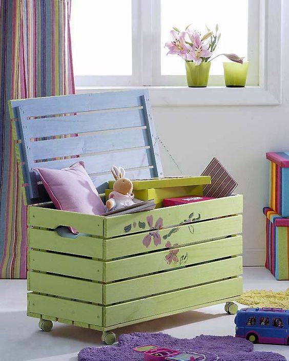 kid's toy storage chest