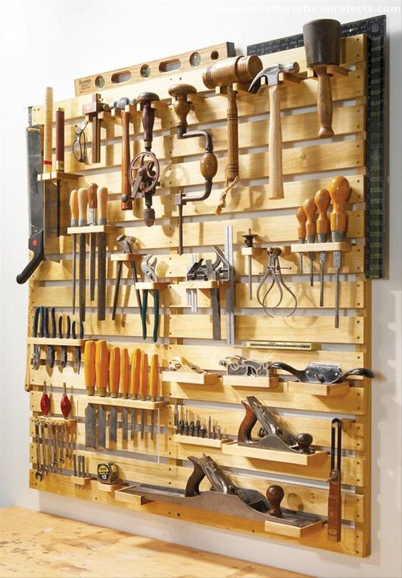 pallet tool rack