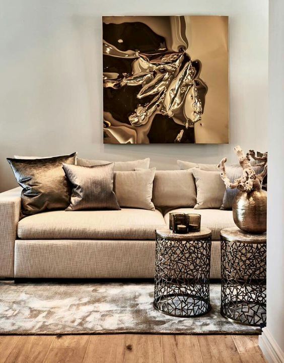 Bronze Living Room Wall Architectural bronze paint color