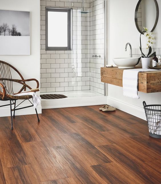 Bathroom Floor Ideas And Designs, How To Tile A Bathroom Floor Over Wood