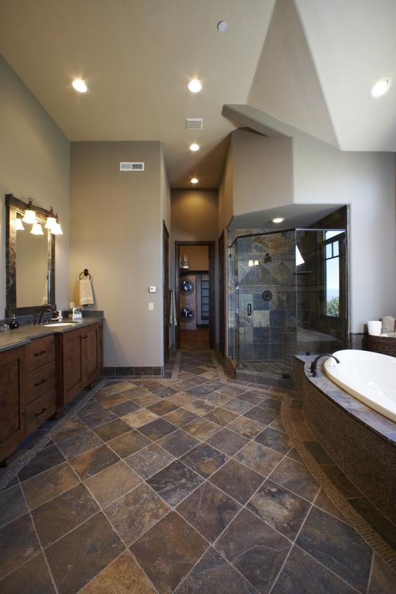 Bathroom Floor Ideas And Designs, Rustic Tile Flooring Ideas