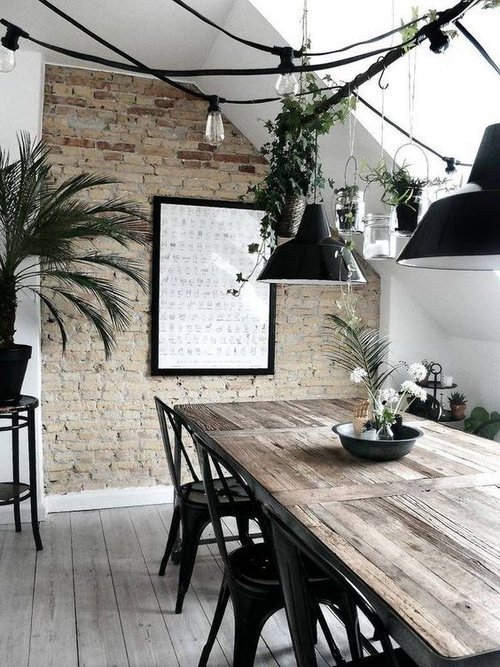 64 Modern Dining Room Ideas And Designs, Rustic Industrial Dining Room Ideas