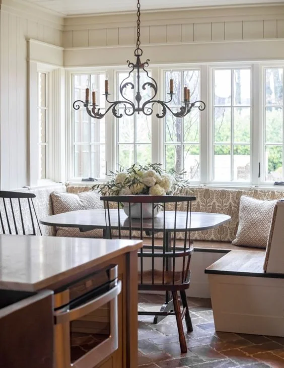 classy breakfast nook