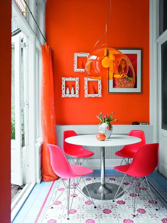 bright breakfast room