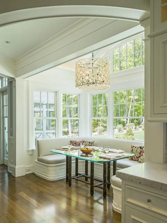 formal breakfast nook