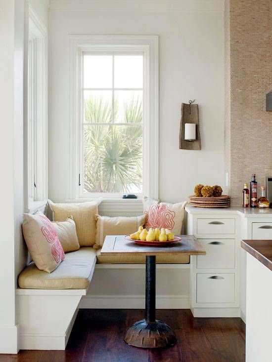 Small Kitchen Window Seat Design Ideas