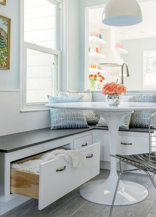 60 Incredible Breakfast Nook Ideas And, Breakfast Nook Table With Storage Bench