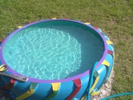 tire backyard pool