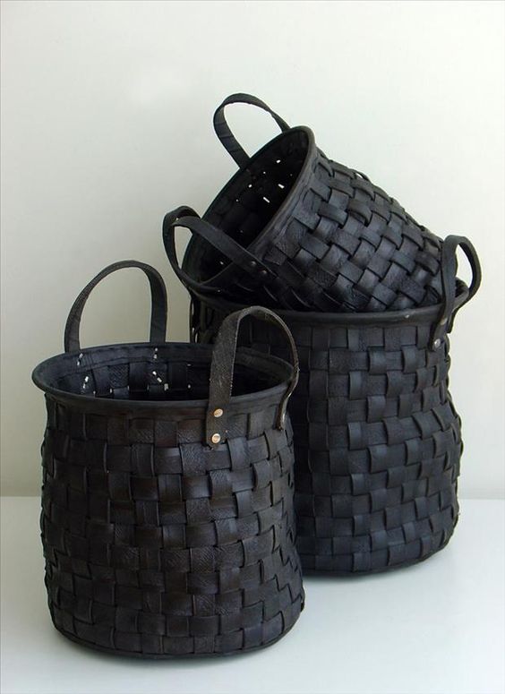 weave rubber baskets