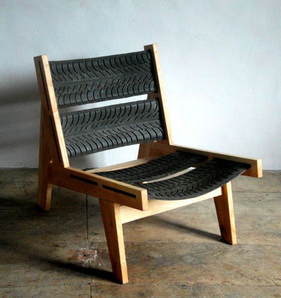 tire rubber chair