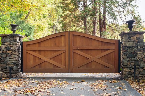 Front Gate Ideas And Designs, Rustic Farm Entry Gates