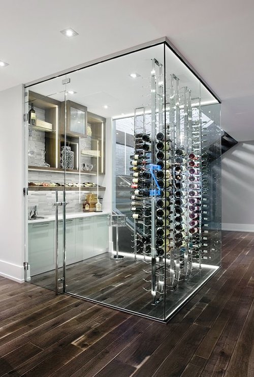 35 Outstanding Home Bar Ideas And Designs Renoguide Australian Renovation Inspiration - Glass Wall Wine Cellar Cost