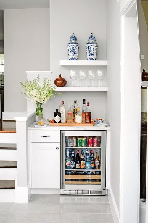 Home Bar Ideas And Designs, Kitchen Built In Bar Cabinet Ideas