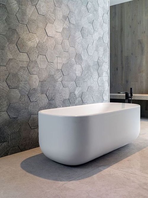 40 Modern Bathroom Tile Designs And, Grey Bathroom Tiles Design