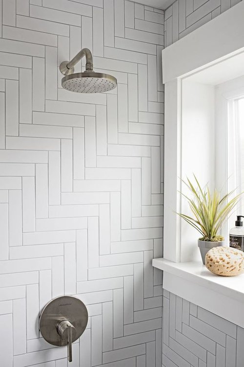 40 Modern Bathroom Tile Designs And, Modern White Tile Bathroom